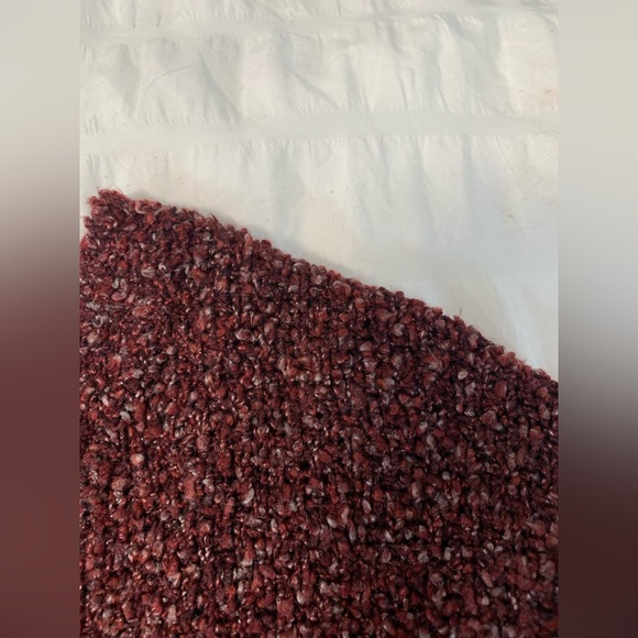 Van Heusen Women's V-Neck Sweater in Deep Burgundy - Picture 8 of 16